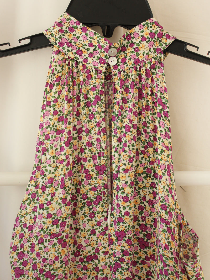 HALTER FLORAL LONG DRESS