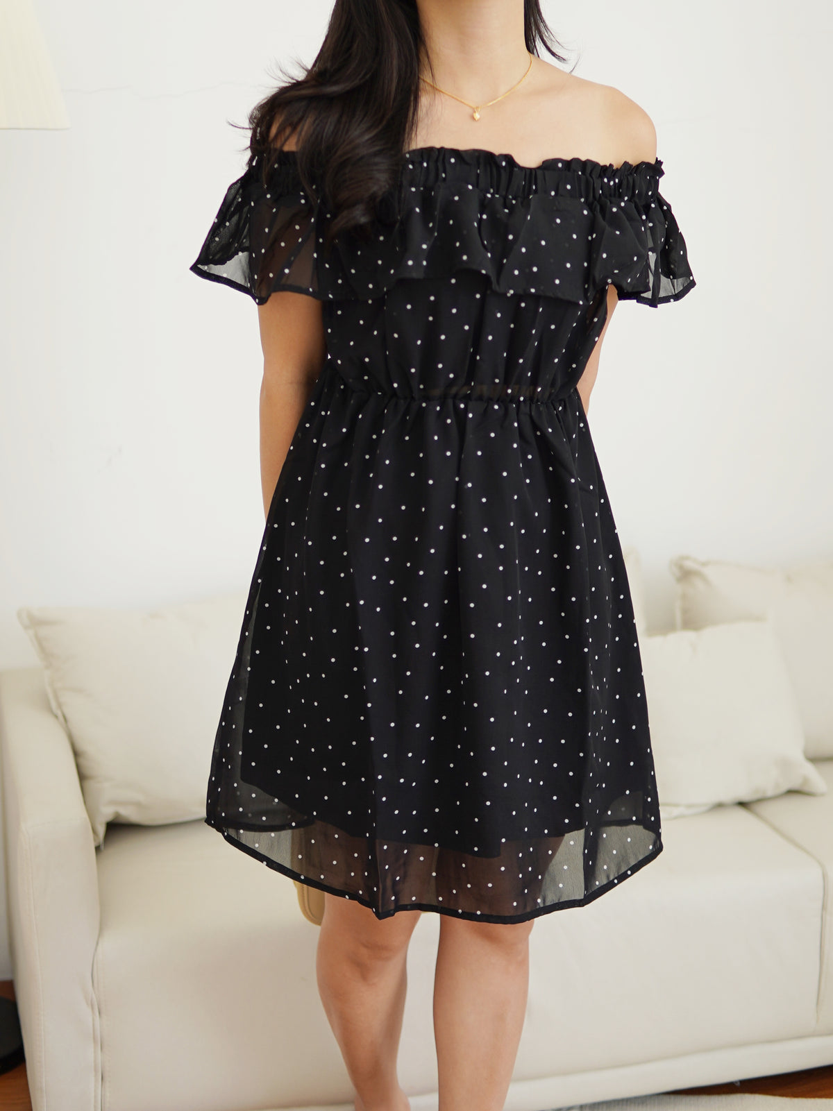 Ruffle Polkadots Dress