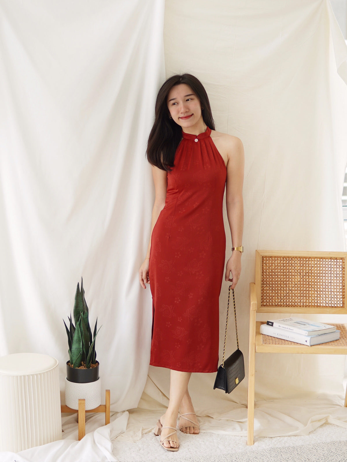 HUI XUAN HALTER ORIENTAL DRESS