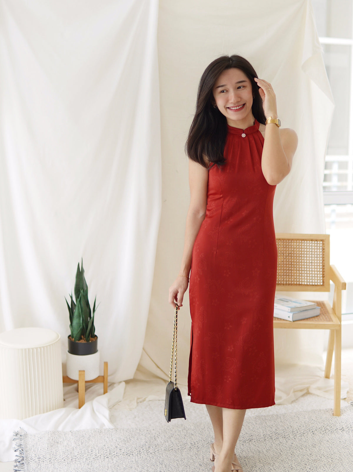 HUI XUAN HALTER ORIENTAL DRESS