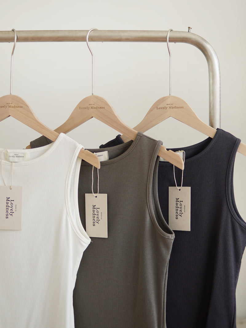 [LM.made] Boat Neck Tank Top