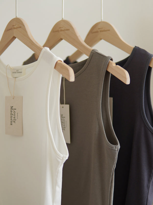 [LM.made] Boat Neck Tank Top