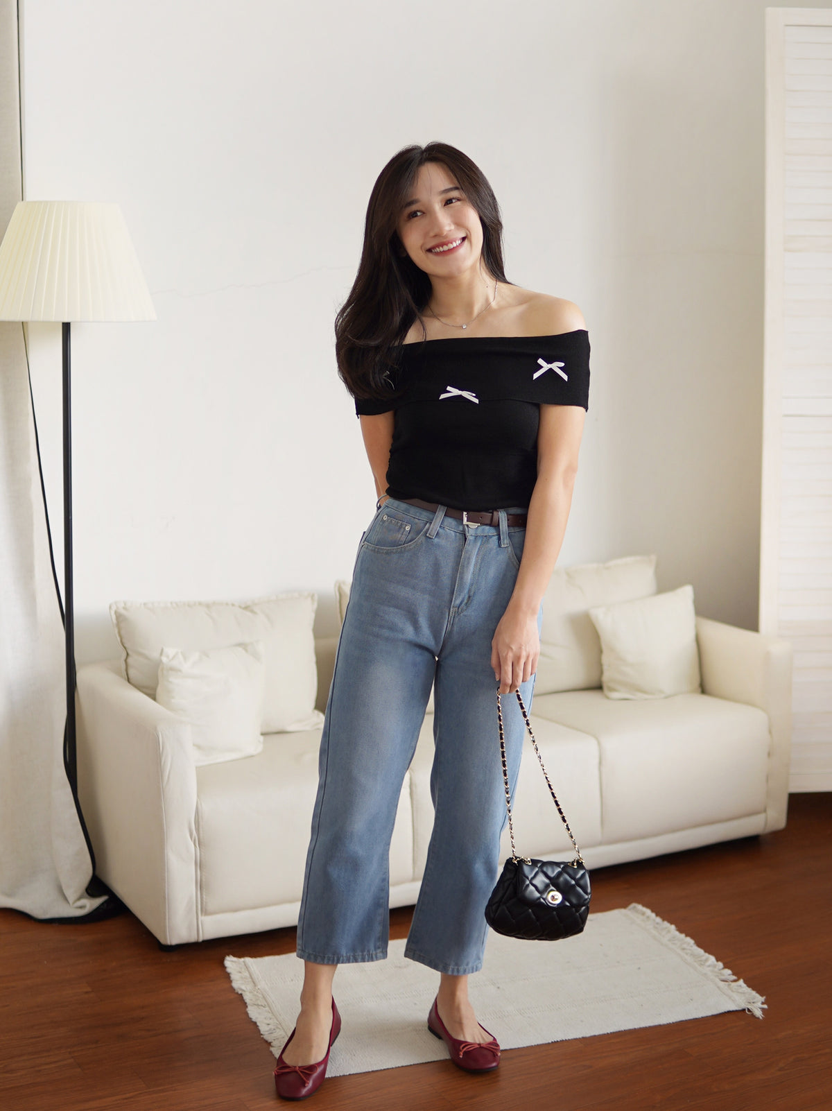 SweetBow Off-Shoulder Top