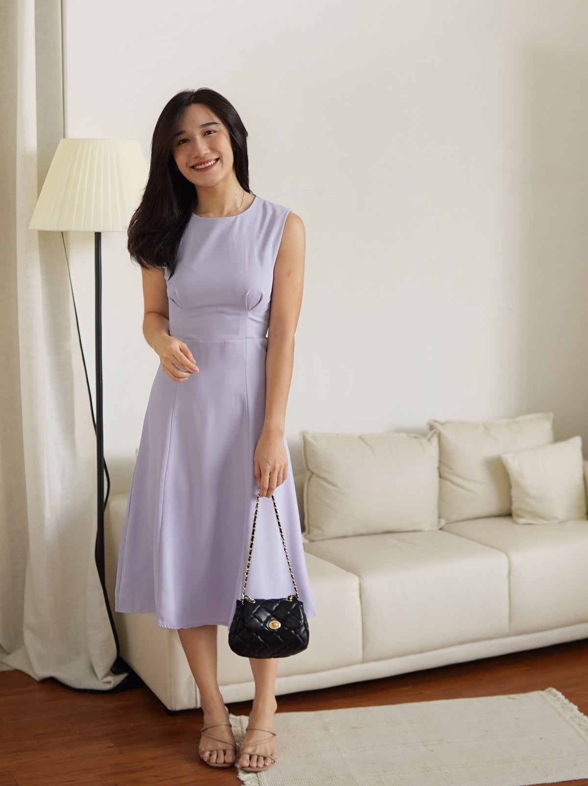 LILAC MIDI DRESS