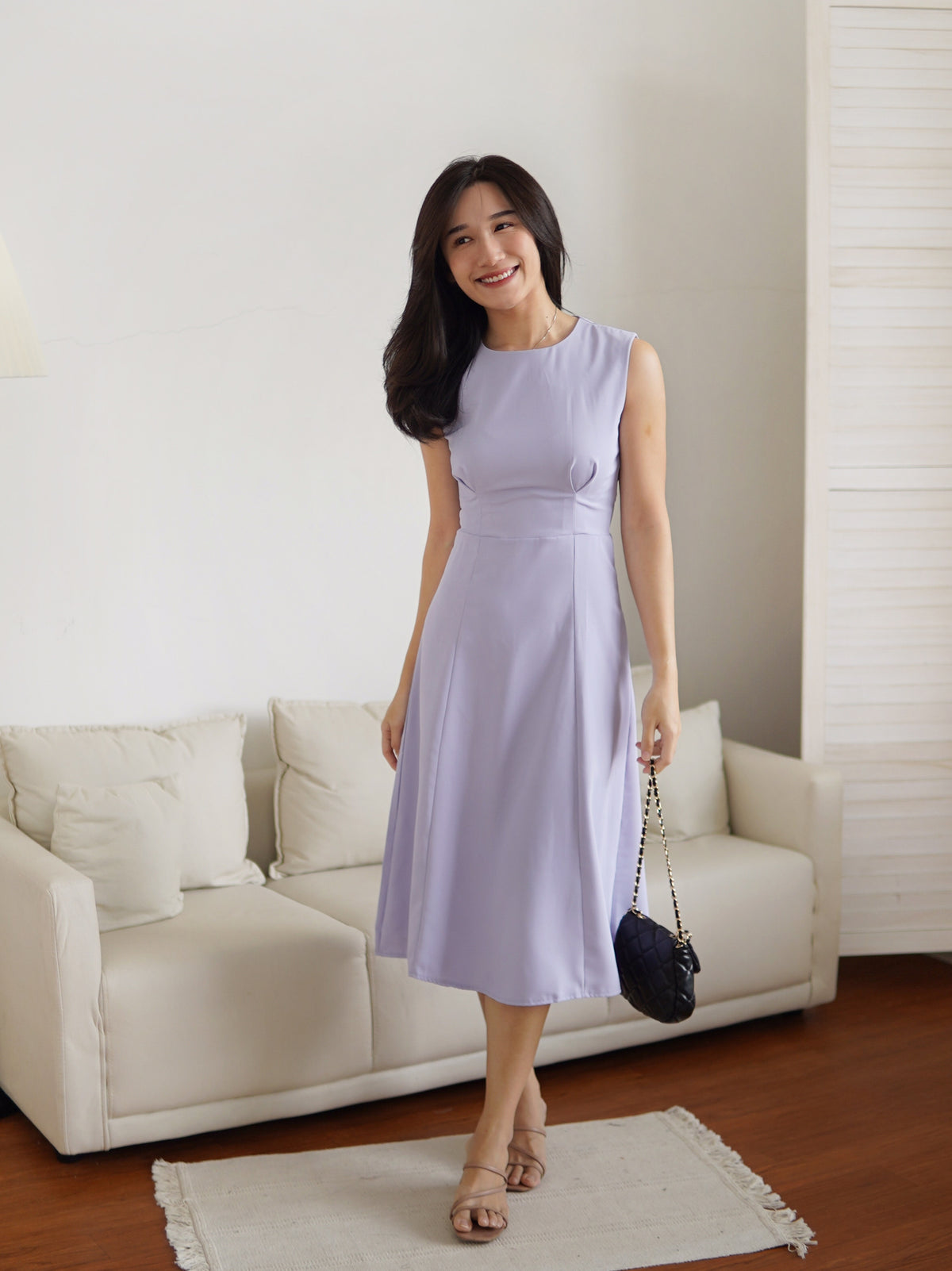 LILAC MIDI DRESS