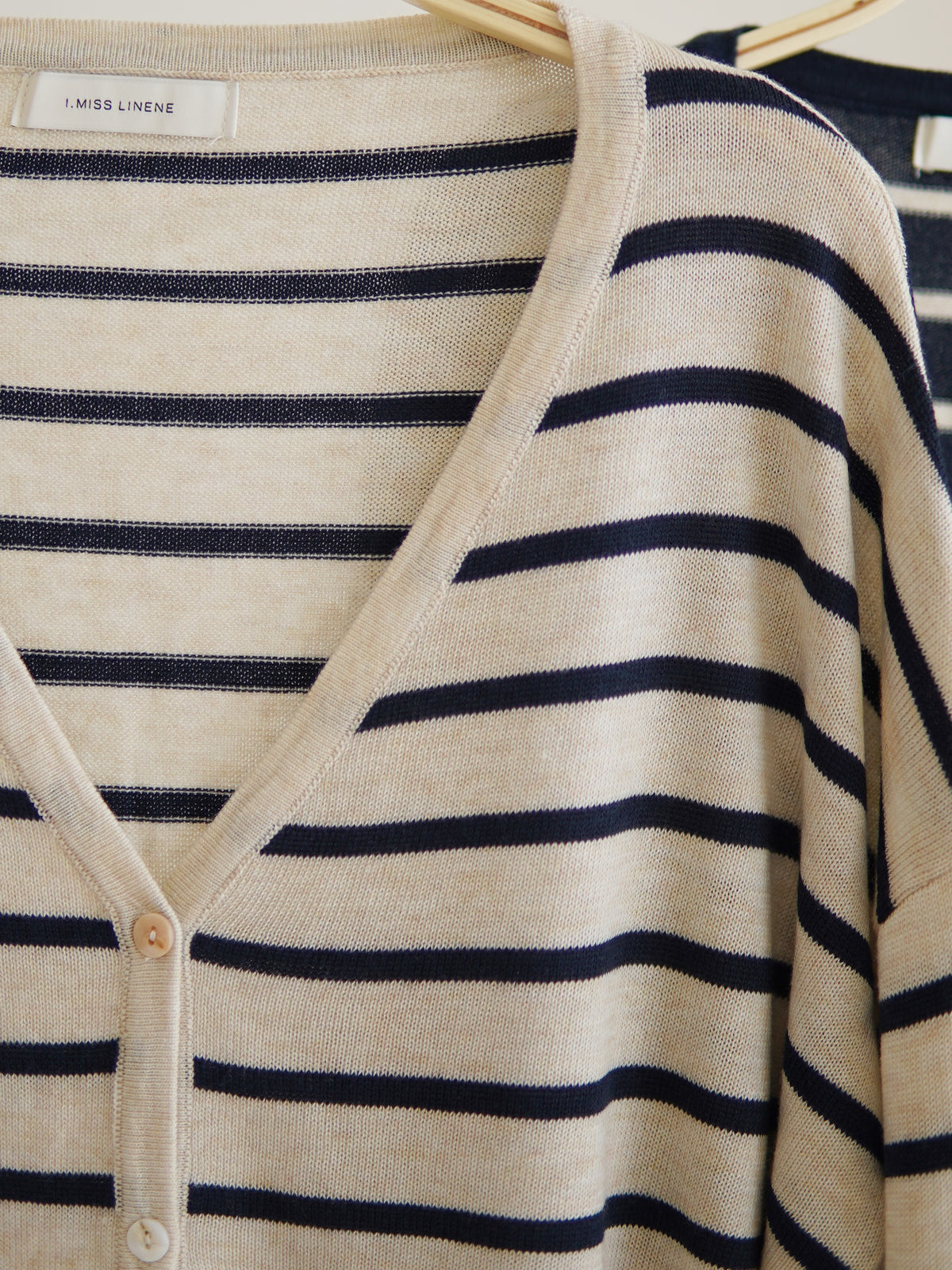 Quina Striped Knit Cardigan