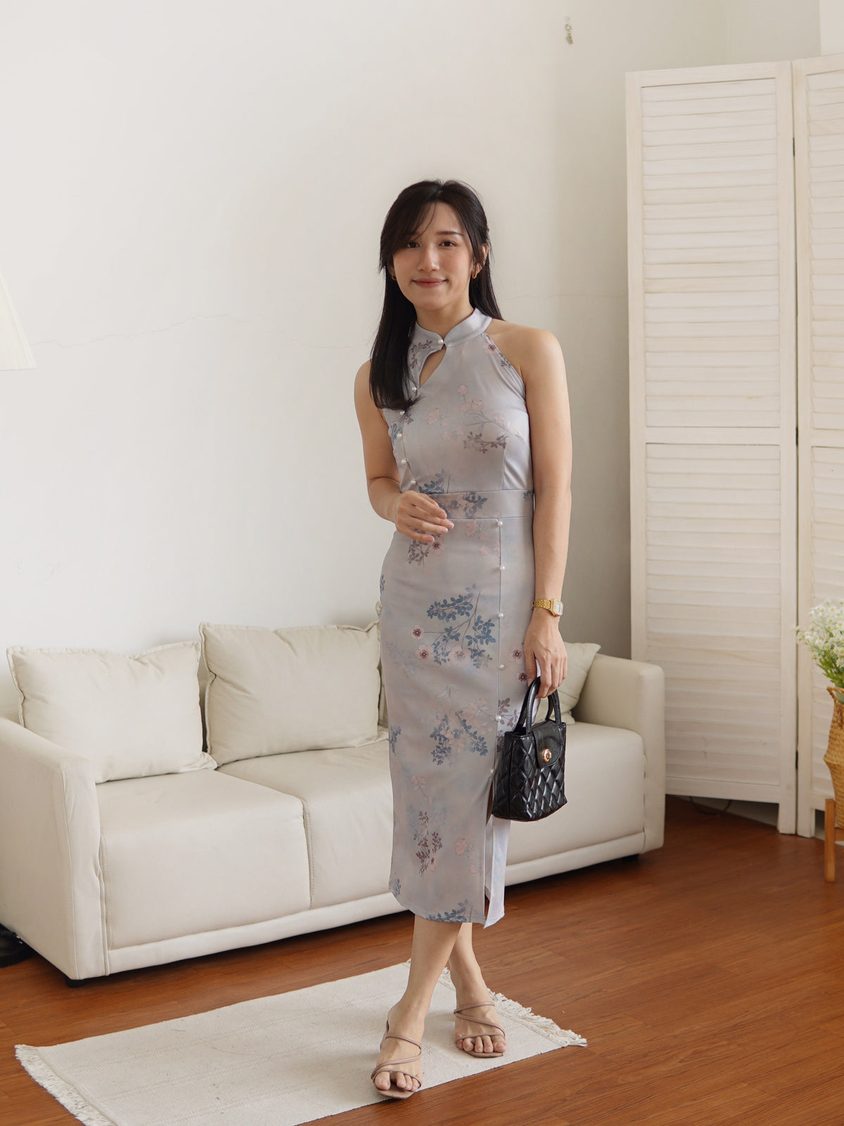 花语银霞 Cheongsam Dress