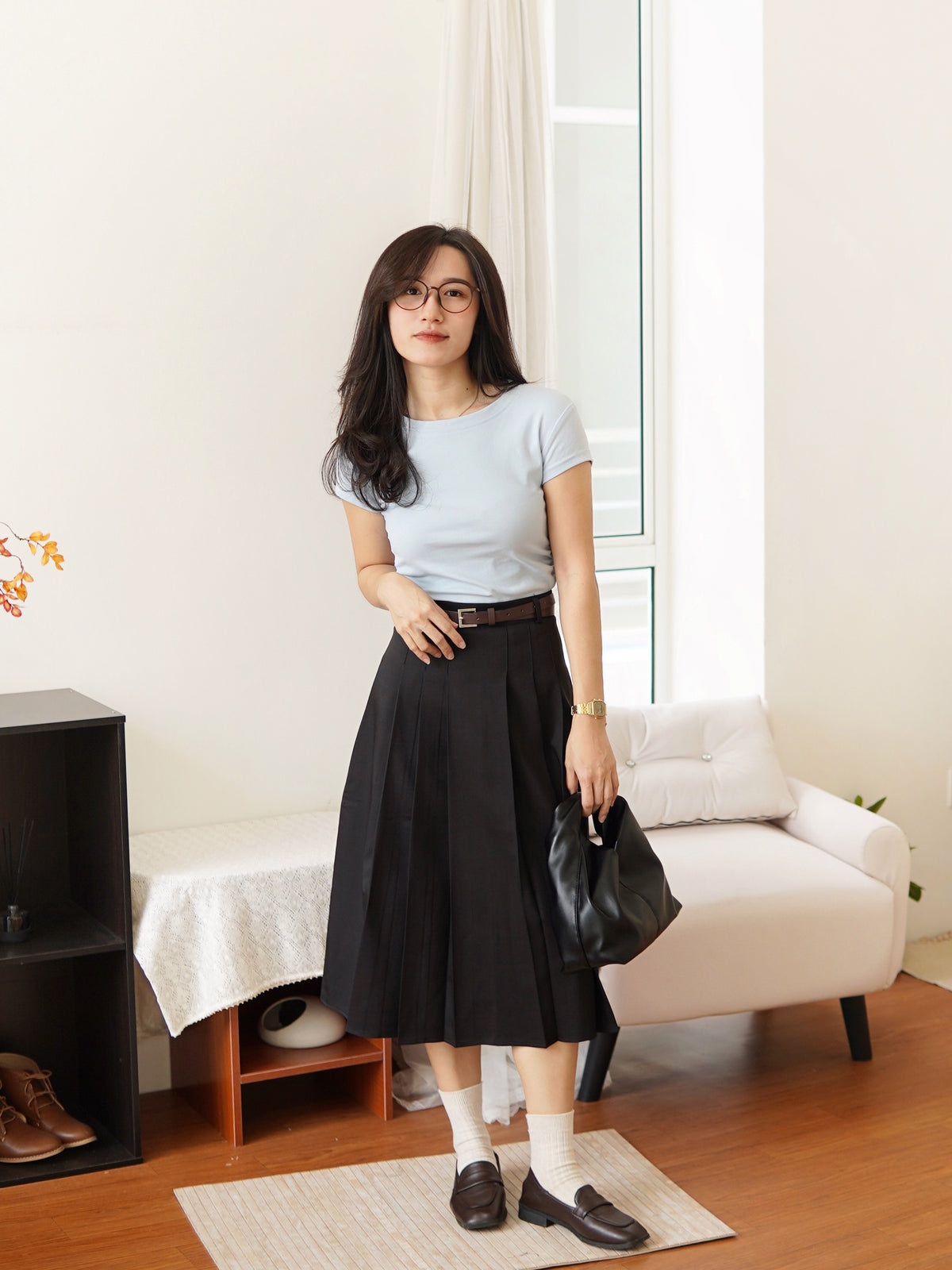 Grace Pleated Skirt