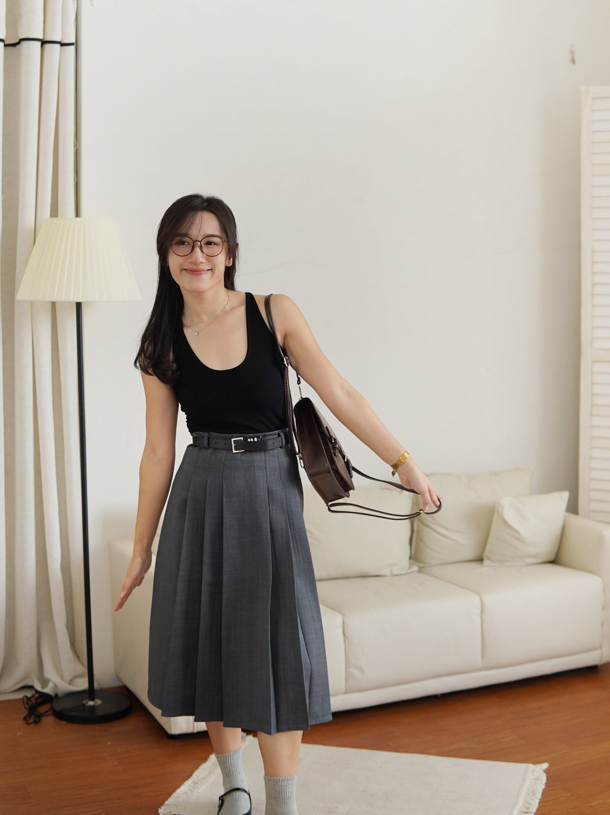 Grace Pleated Skirt