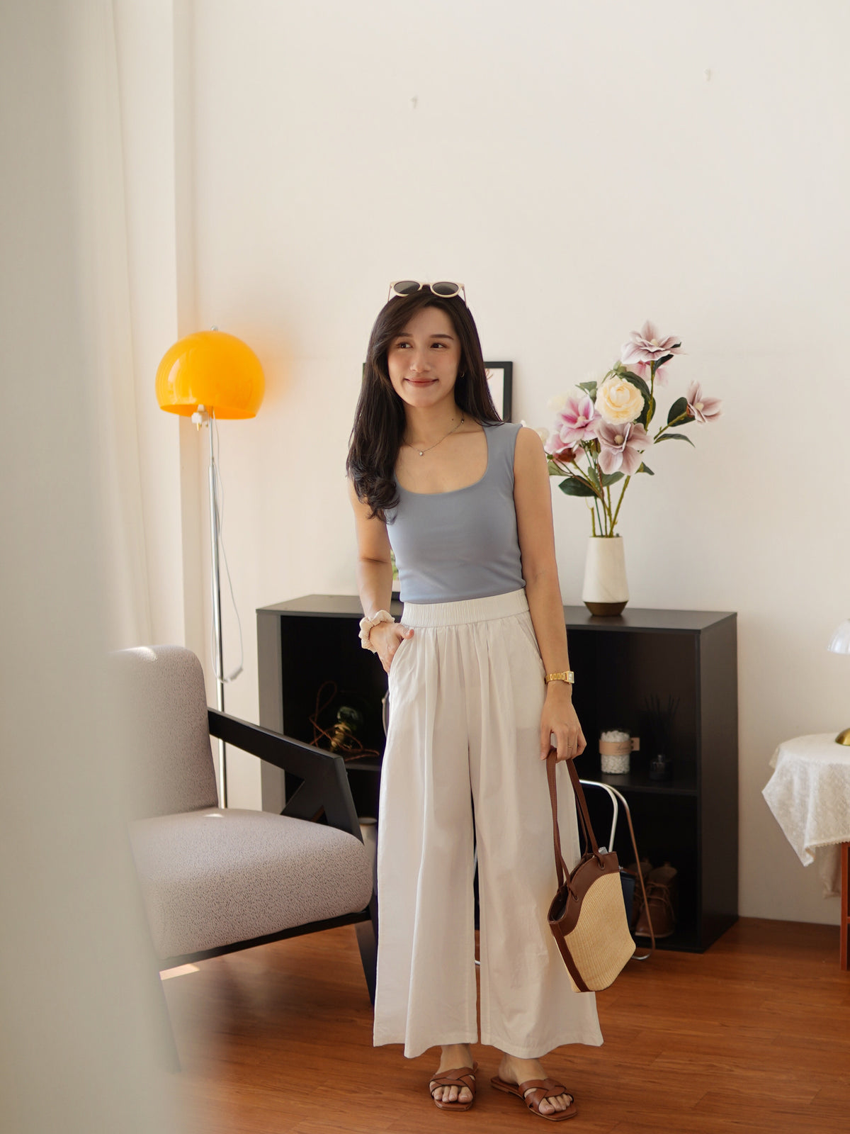 BreezyGlow Wide-Leg Pants