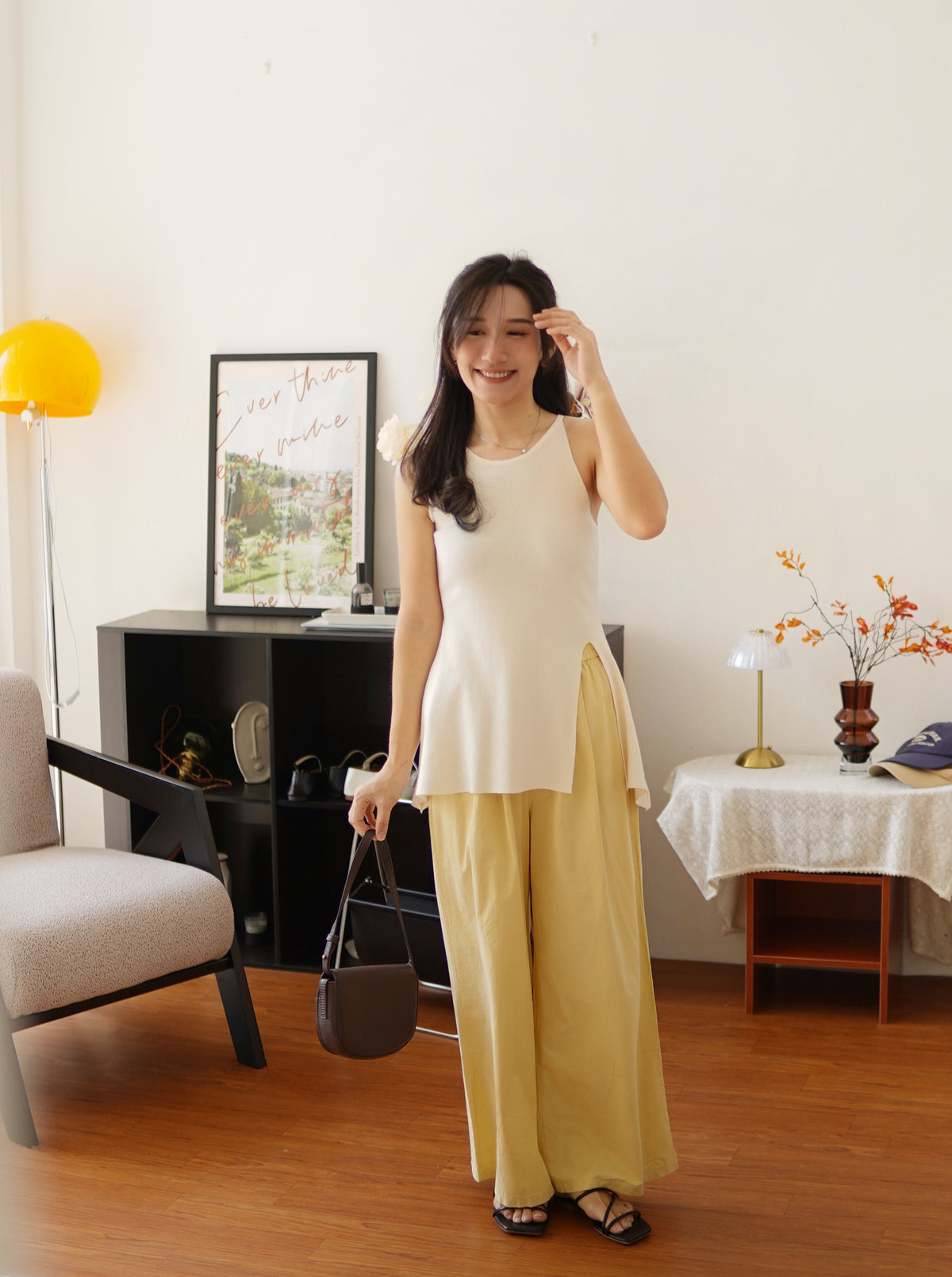 BreezyGlow Wide-Leg Pants