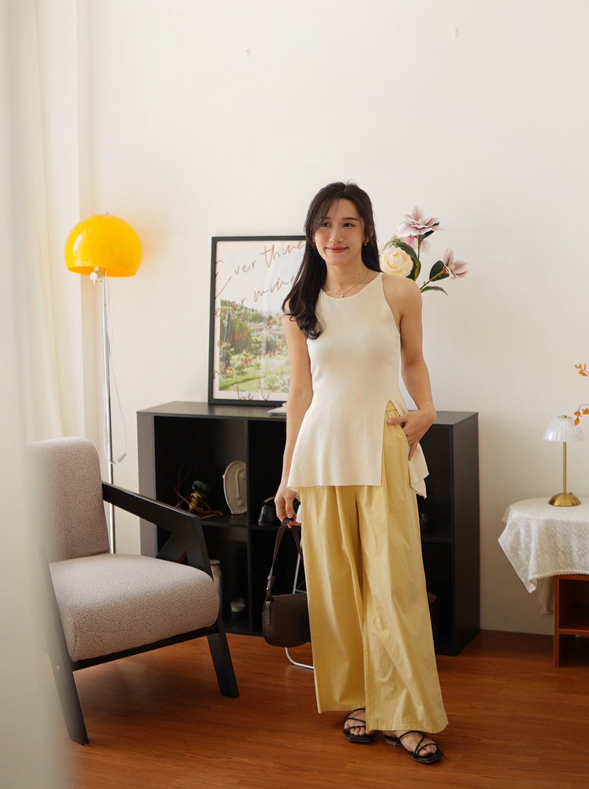 BreezyGlow Wide-Leg Pants