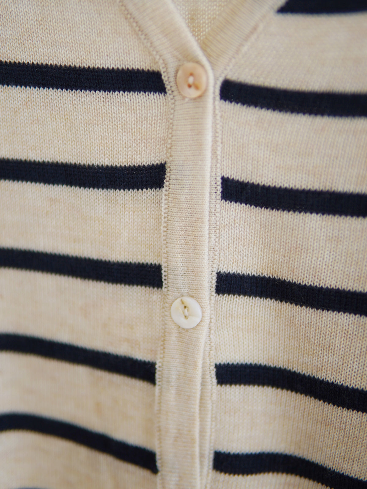 Quina Striped Knit Cardigan