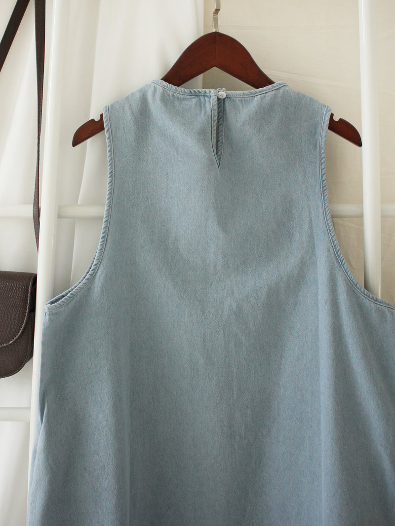 CHŌ CHŌ DENIM DRESS