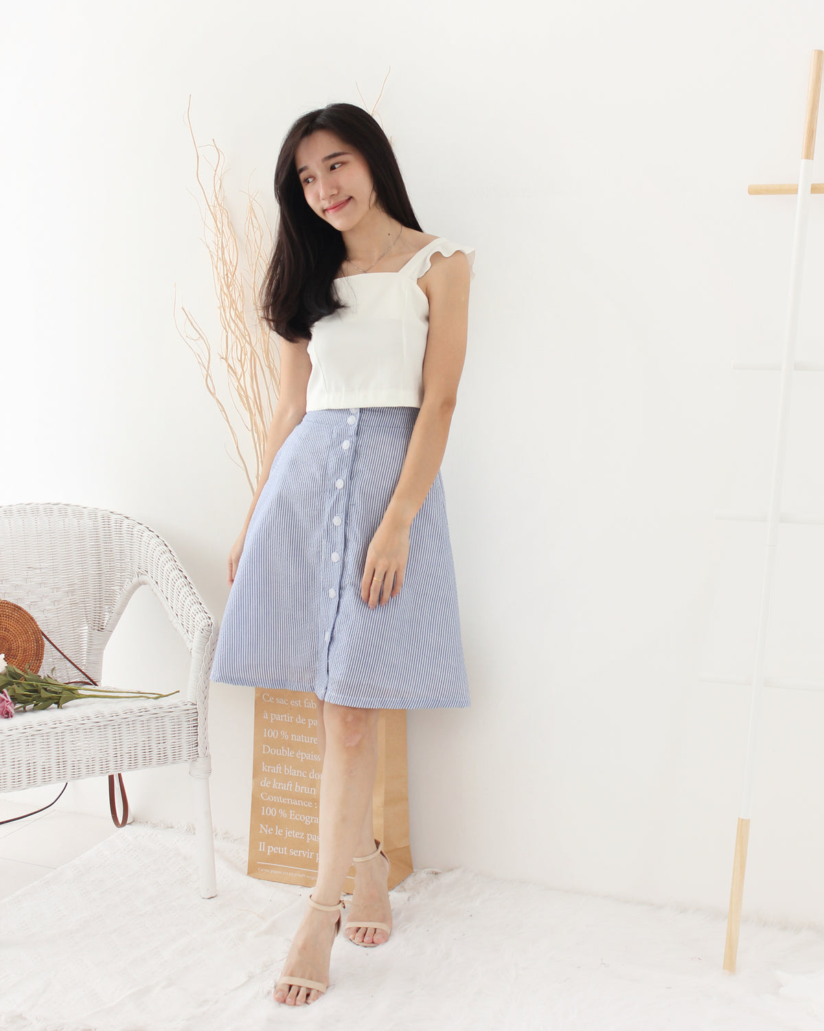 Layla Ruffle Top - LovelyMadness Clothing Online Fashion Malaysia