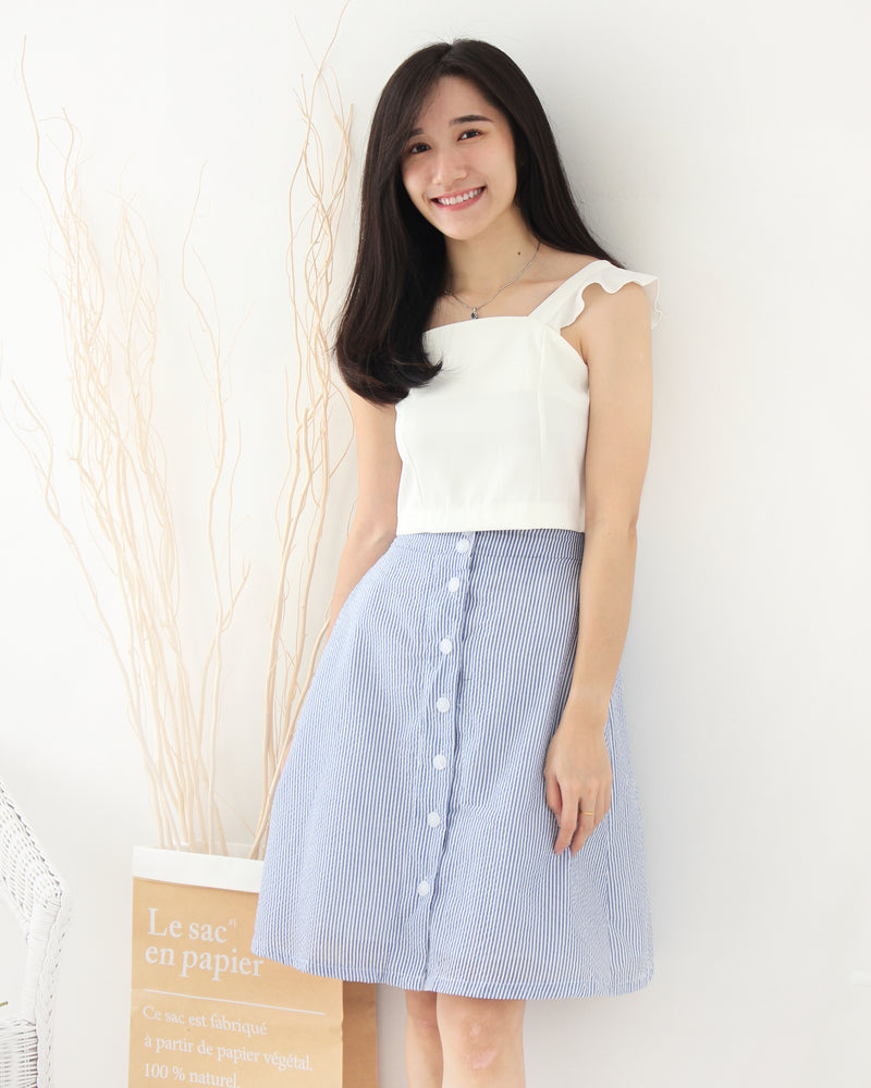 Layla Ruffle Top - LovelyMadness Clothing Online Fashion Malaysia