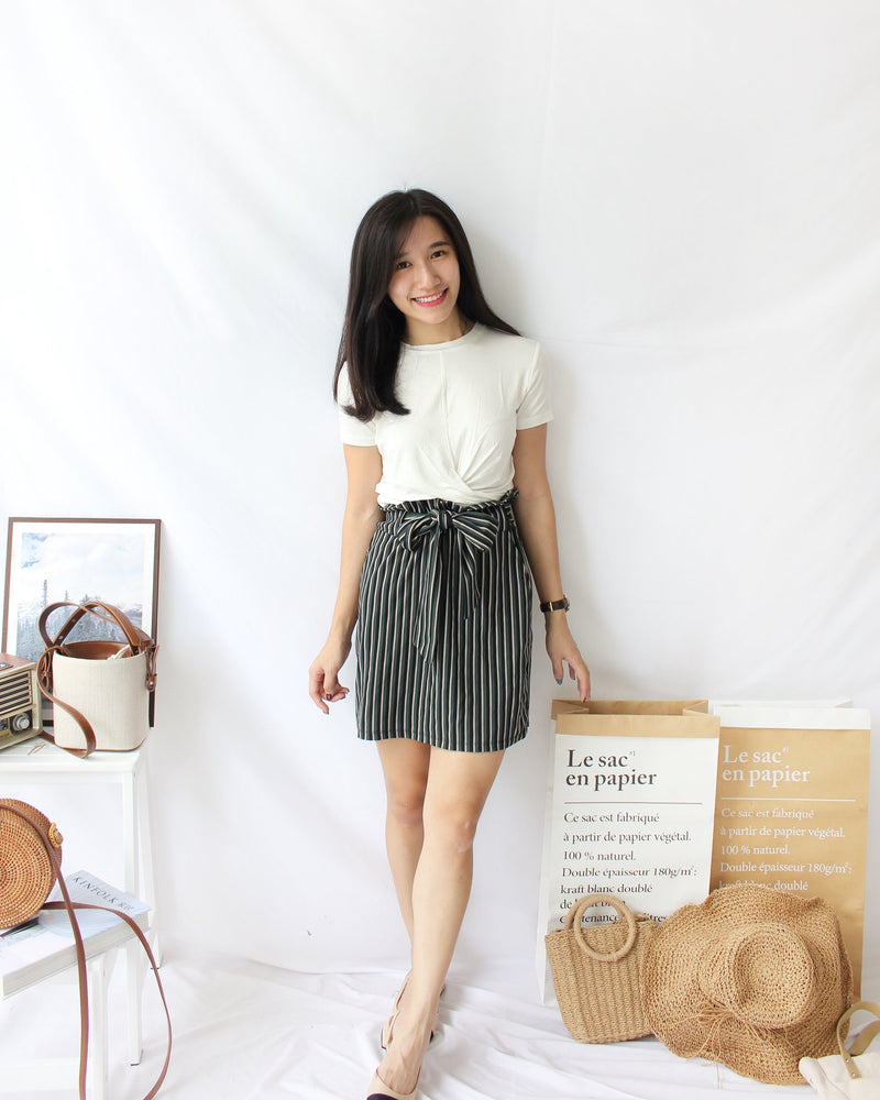 Cotton Knot Rib Top - LovelyMadness Clothing Malaysia