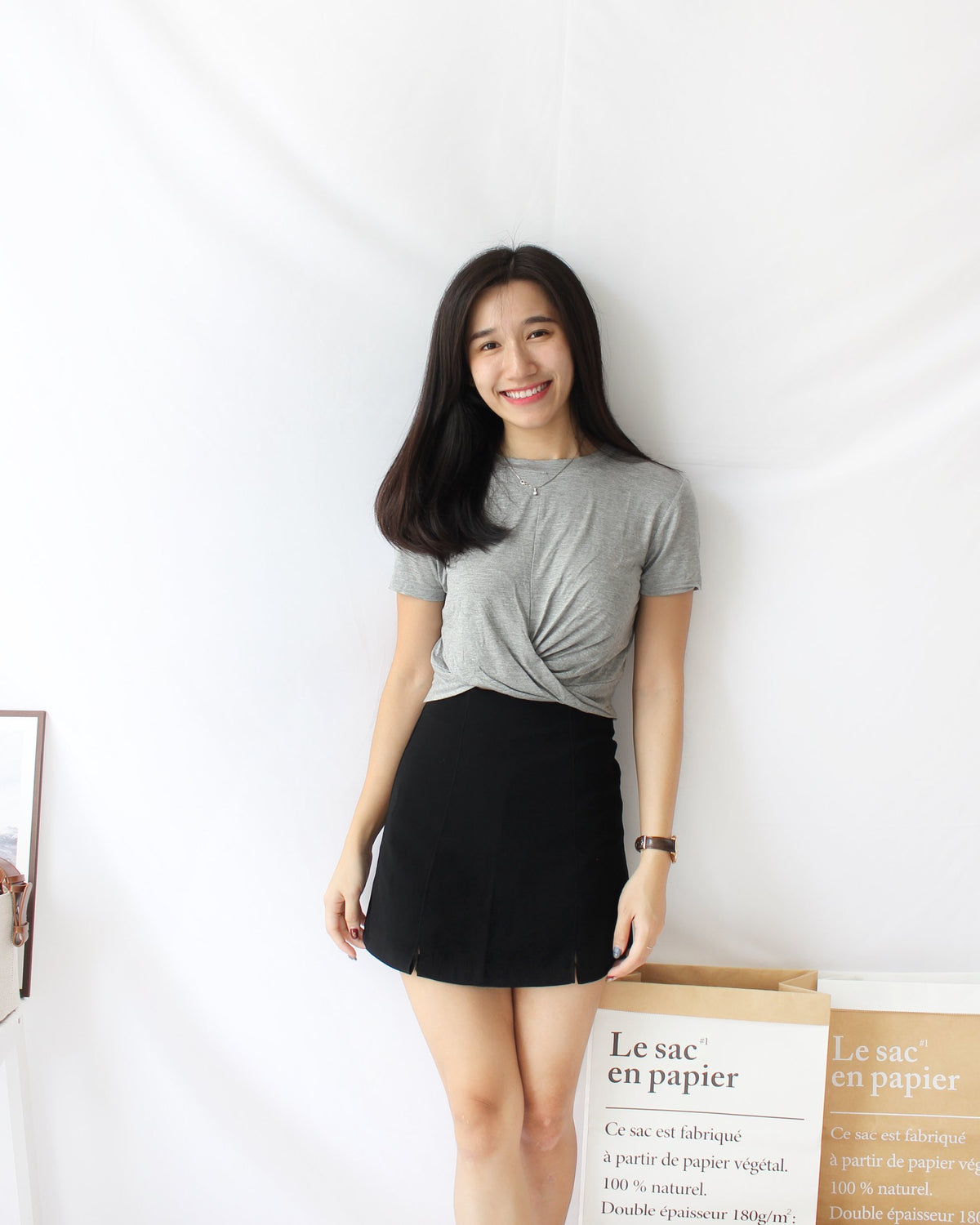 Cotton Knot Rib Top - LovelyMadness Clothing Malaysia