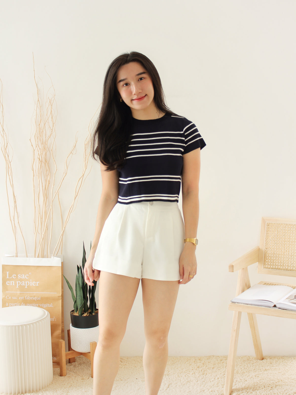 SIRKA STRIPES KNIT TOP