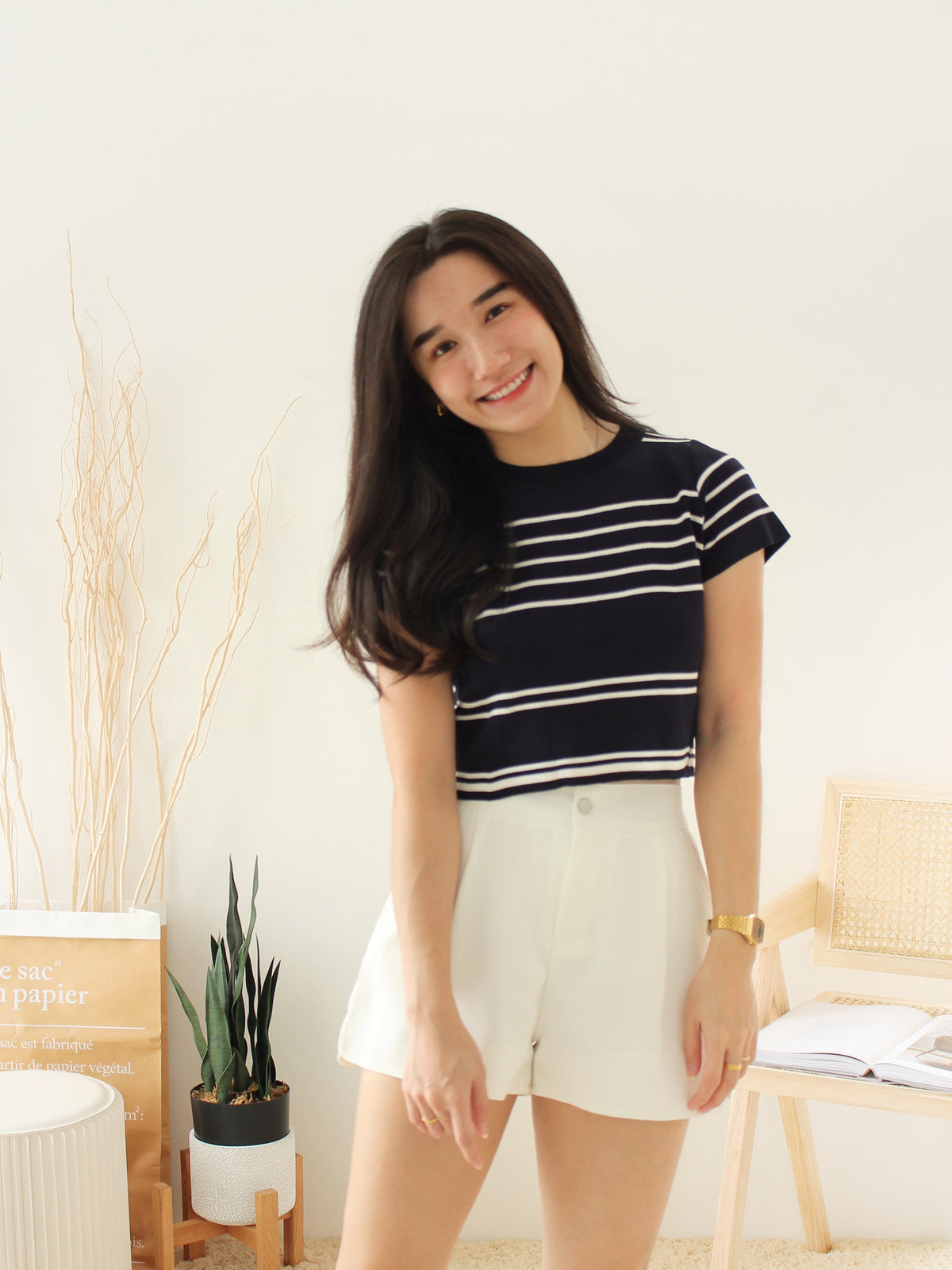 SIRKA STRIPES KNIT TOP