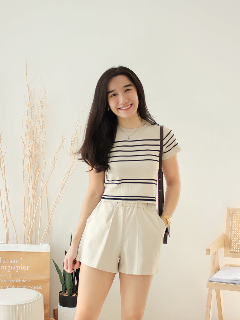 SIRKA STRIPES KNIT TOP