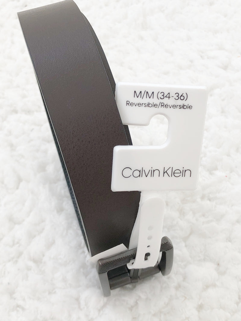 CALVIN KLEIN BLACK/ BROWN REVERSIBLE BELT